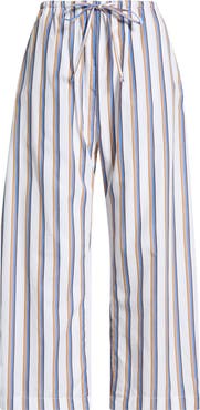 LESET Yoshi Stripe Cotton Blend Drawstring Pants