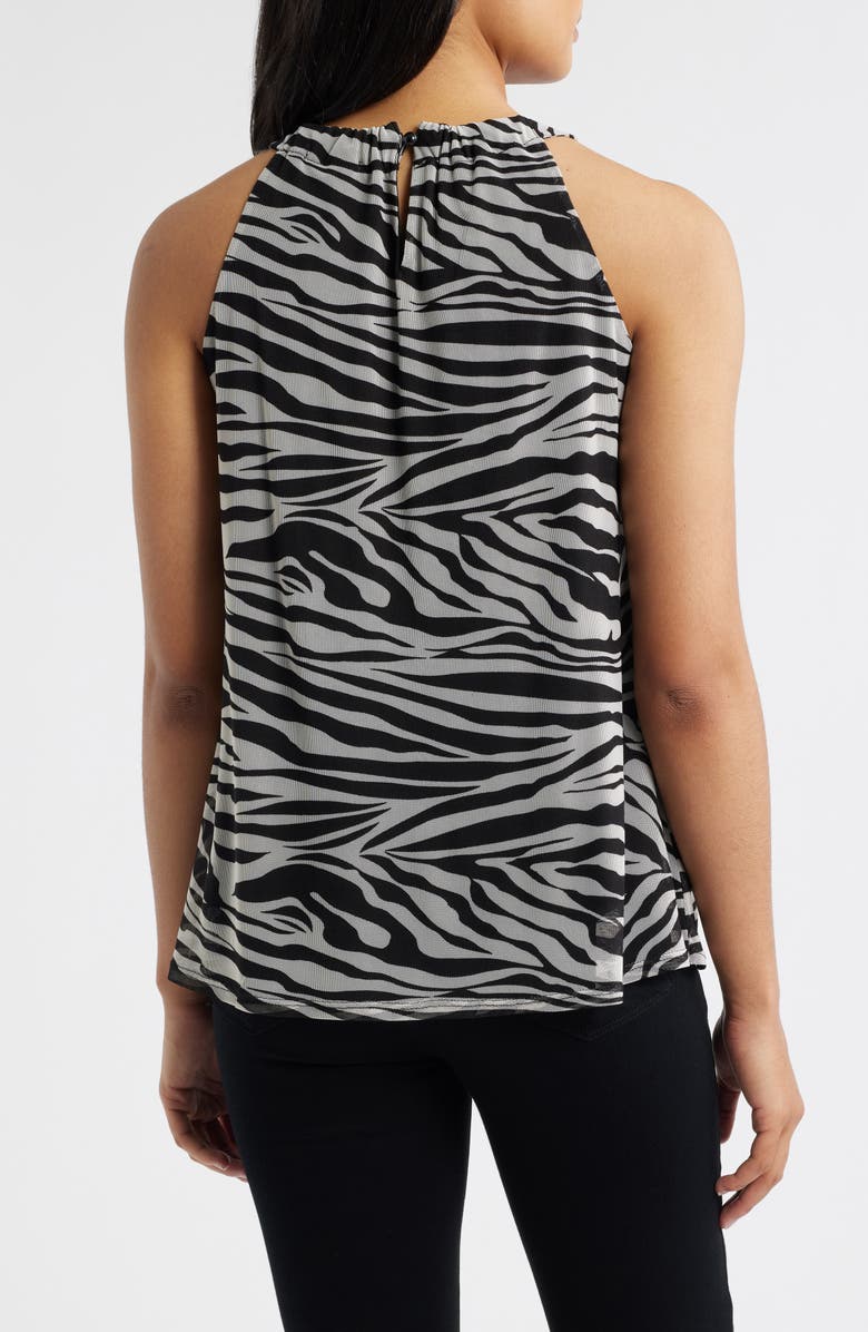 Loveappella Halter Top, Alternate, color, Ivory/ Black