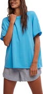 Free People Nina Crewneck Cotton T-Shirt
