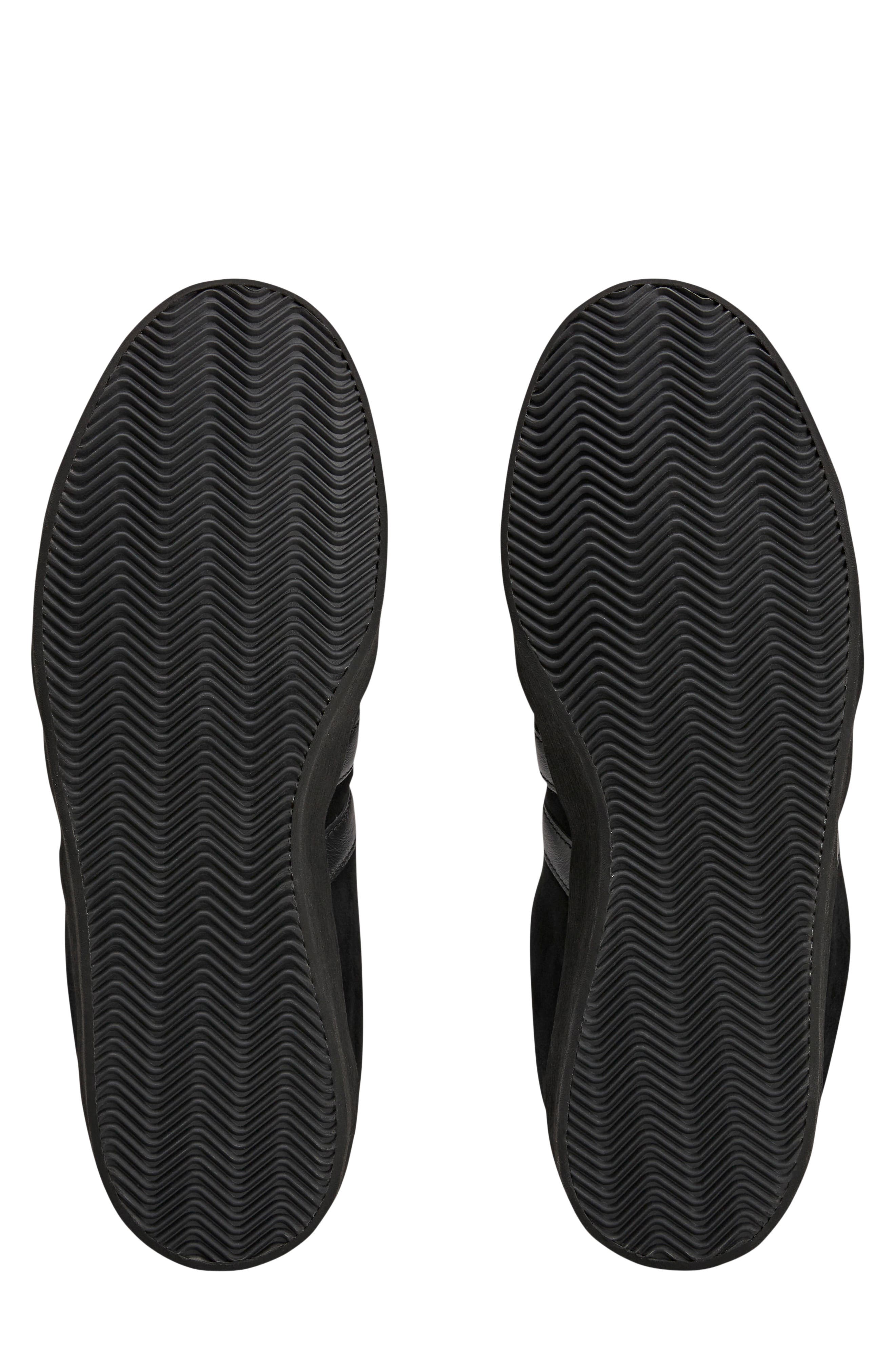 Gazelle Sneaker, Alternate, color, BLACK/ BLACK/ OWHITE