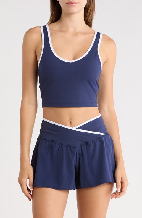 Emmy Double Jersey Crop Tank