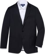 Mizzen+Main Lavelle Summerweight Black Wool Blazer