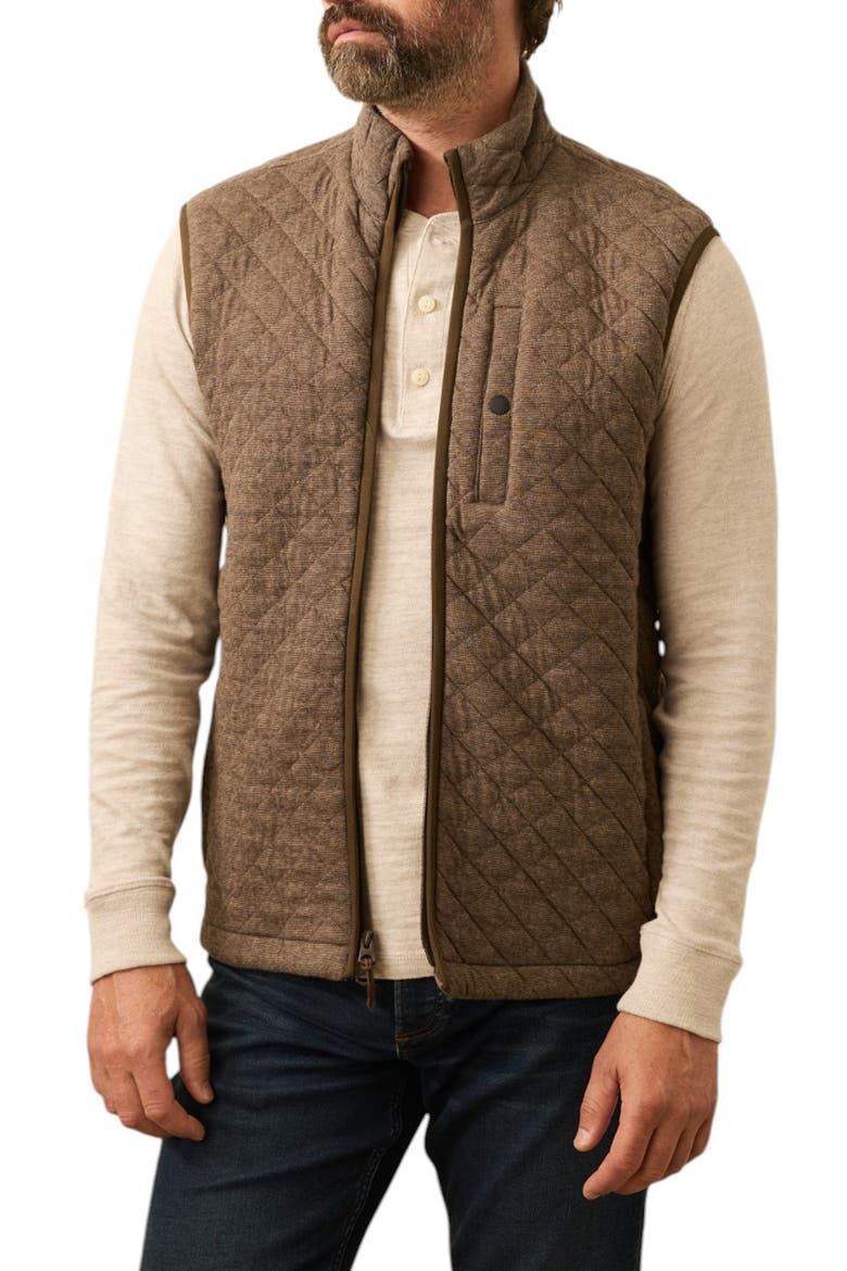Epic Quilted Fleece Vest, Main, color, MOUNTAIN BRANCH HEATHER