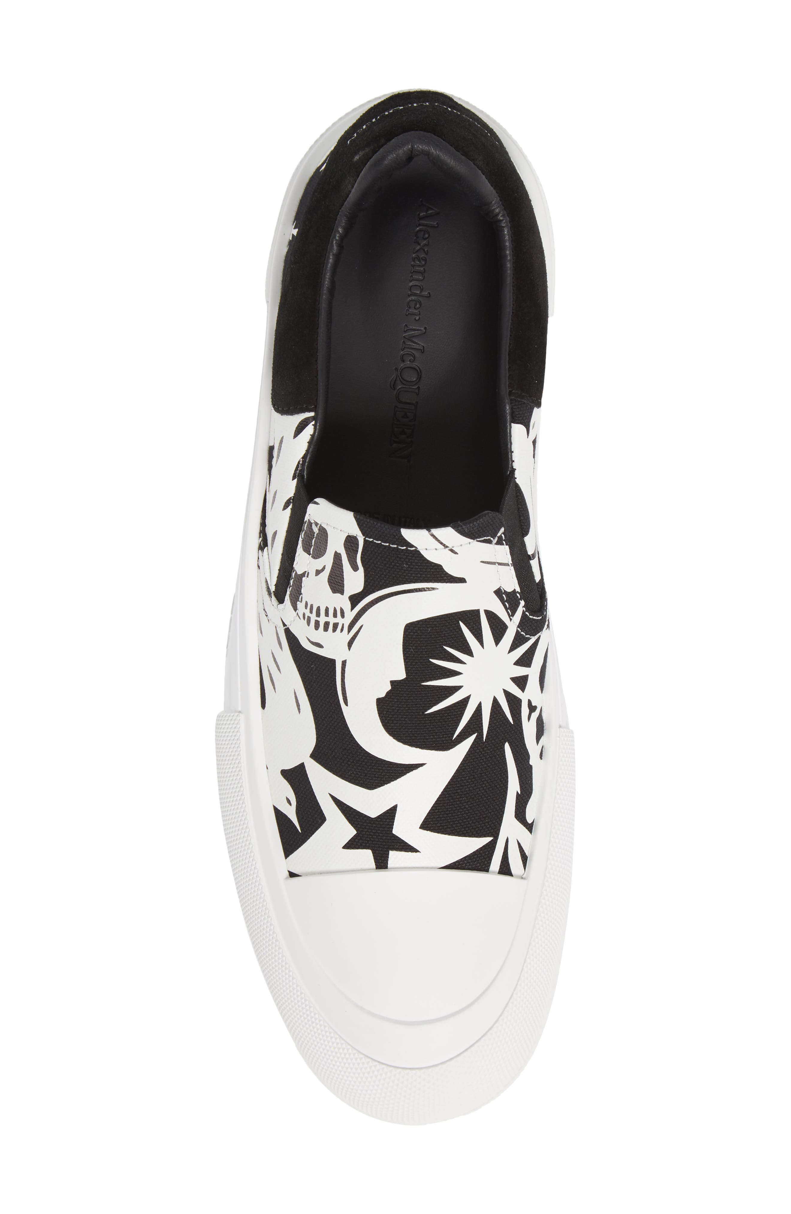 McQueen Alexander McQueen Plimsol Slip-On Sneaker, Alternate, color, 