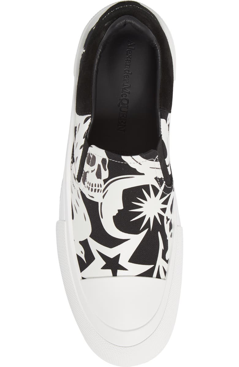 McQueen Alexander McQueen Plimsol Slip-On Sneaker, Alternate, color,