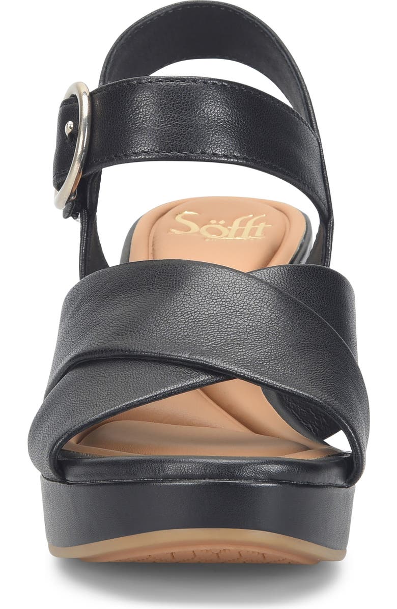 Söfft Lizzie Ankle Strap Platform Sandal, Alternate, color,