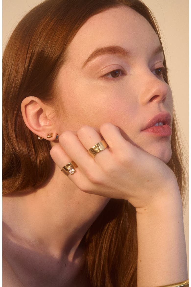 Wade Ring, Alternate, color, GOLD/CLEAR