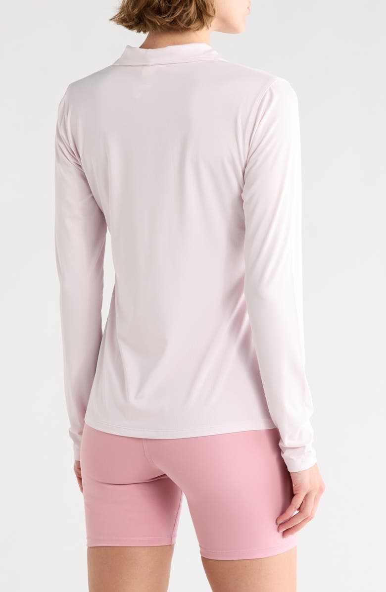 New Balance Quarter Zip Performance Pullover, Alternate, color, Pink