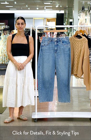 BADBLOOD ♥ Charlie Barrel Jeans /追跡付 rag & bone Charlie High Rise Barrel Leg Jeans in Kayden