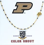 Color Shout Purdue Side Necklace