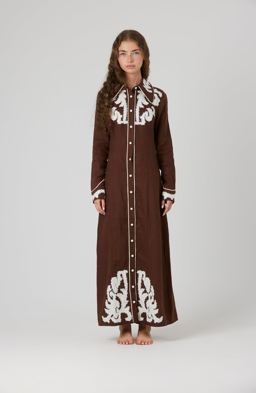 By Tess Wren Dress in Brown at Nordstrom, Size X-Small