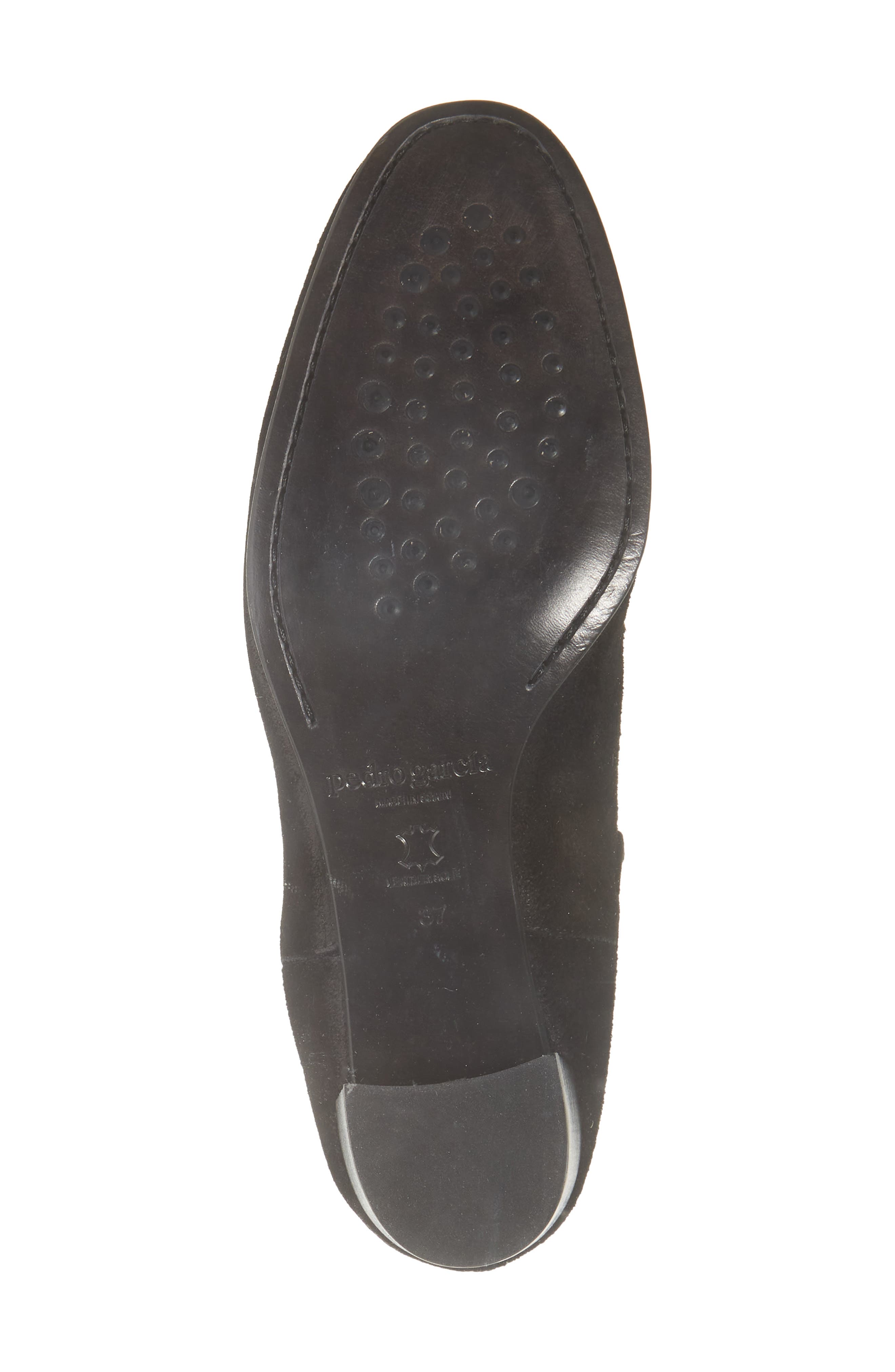Pedro Garcia Xaine Block Heel Bootie, Alternate, color, Black Bessie Suede