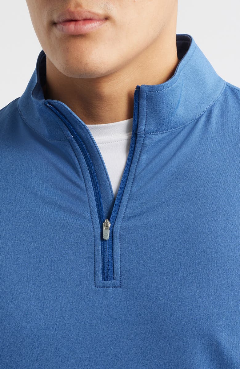 Peter Millar Galway Performance Quarter Zip Vest, Alternate, color, Windsor Blue