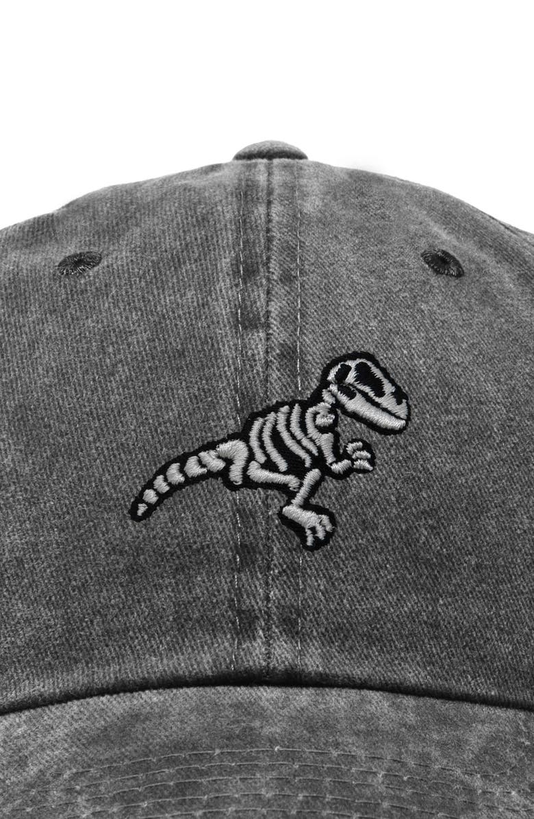 Dalix Fossil Embroidered Outdoor Hat, Alternate, color, Washed Black