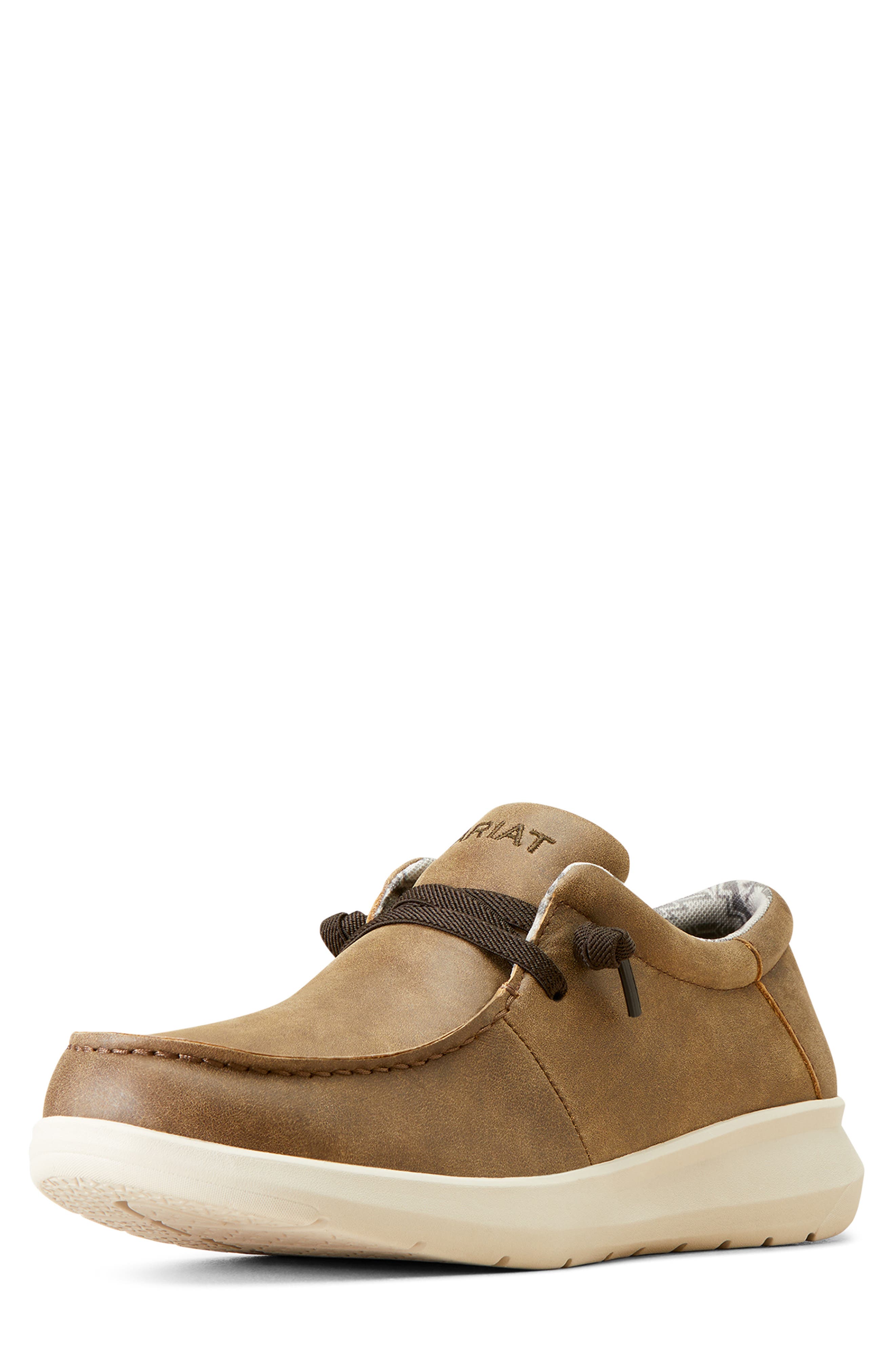 Ariat Hilo Moc Toe Slip-On, Alternate, color, Brown Bomber