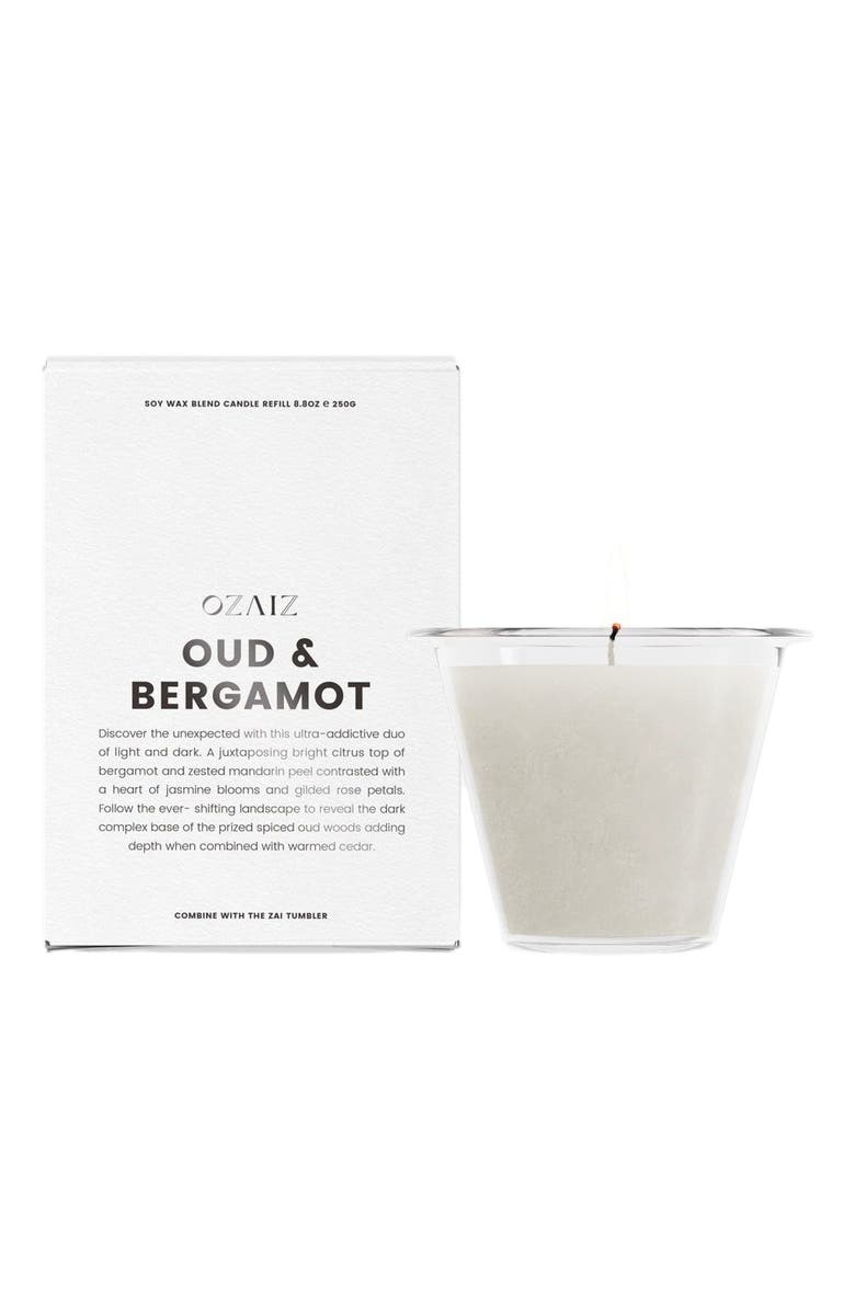 Ozaiz AIZ Candle - Oud & Bergamot, Alternate, color, Frosted