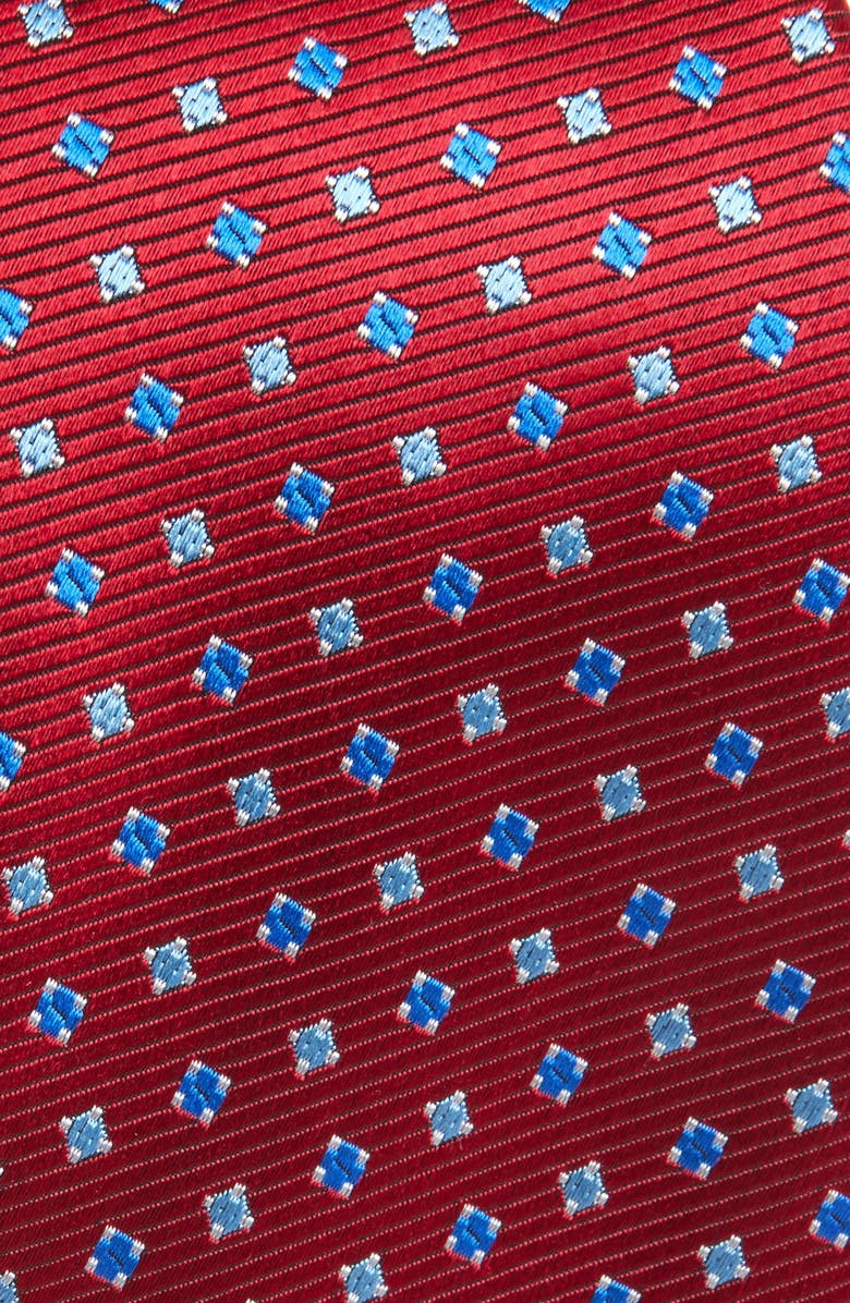 David Donahue Geometric Silk Tie, Alternate, color,