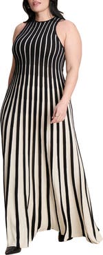 ELOQUII Two Tone Sweater Dress