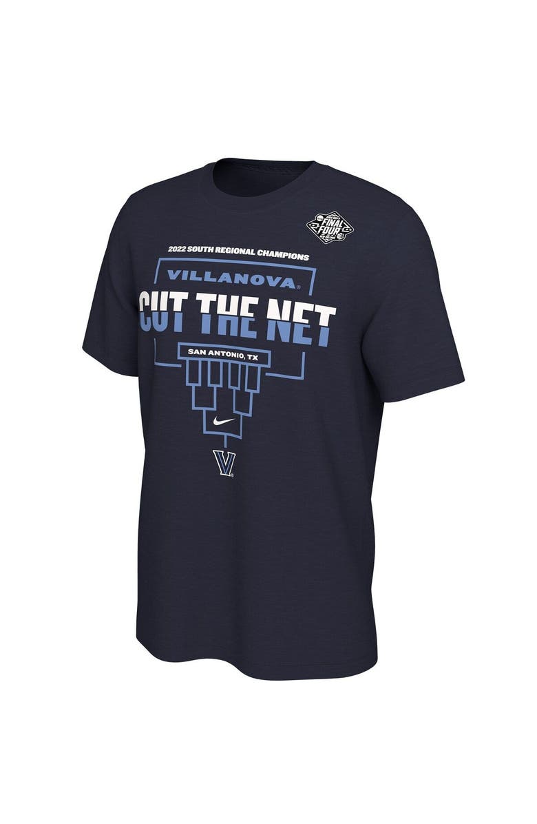 Nike Men's Nike Navy Villanova Wildcats 2022 NCAA Men's Basketball Tournament March Madness Final Four Regional Champions Locker Room T-Shirt, Alternate, color, 