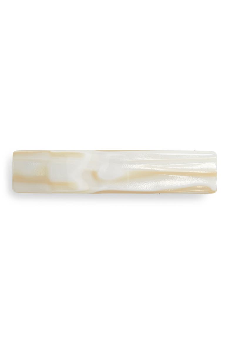 Rectangular Barrette, Main, color, ALBA