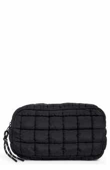 URBAN EXPRESSIONS HANDBAGS Quilted Nylon Cosmetic Pouch