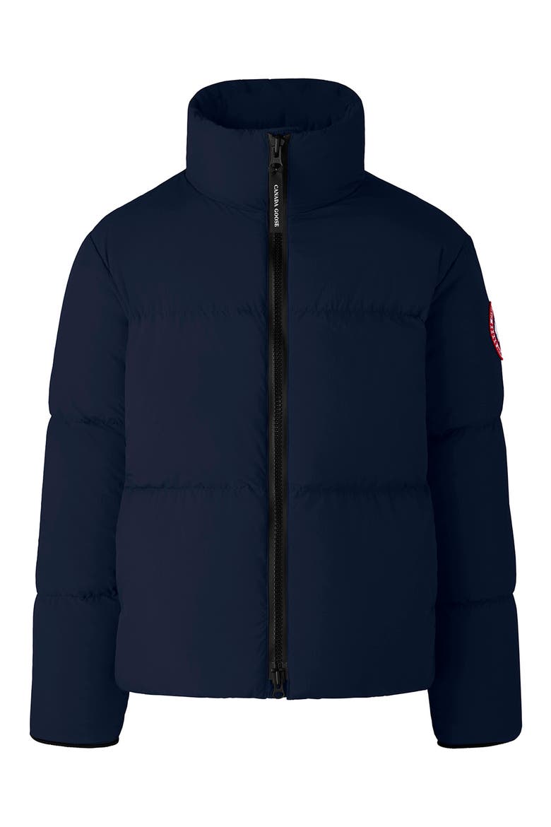Lawrence Water Repellent 750 Fill Power Down Puffer Jacket, Alternate, color, ATLANTIC NAVY
