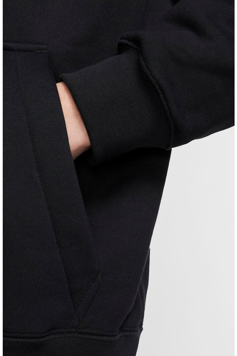 Hooded Sweatshirt, Alternate, color, BLACK/ WHITE