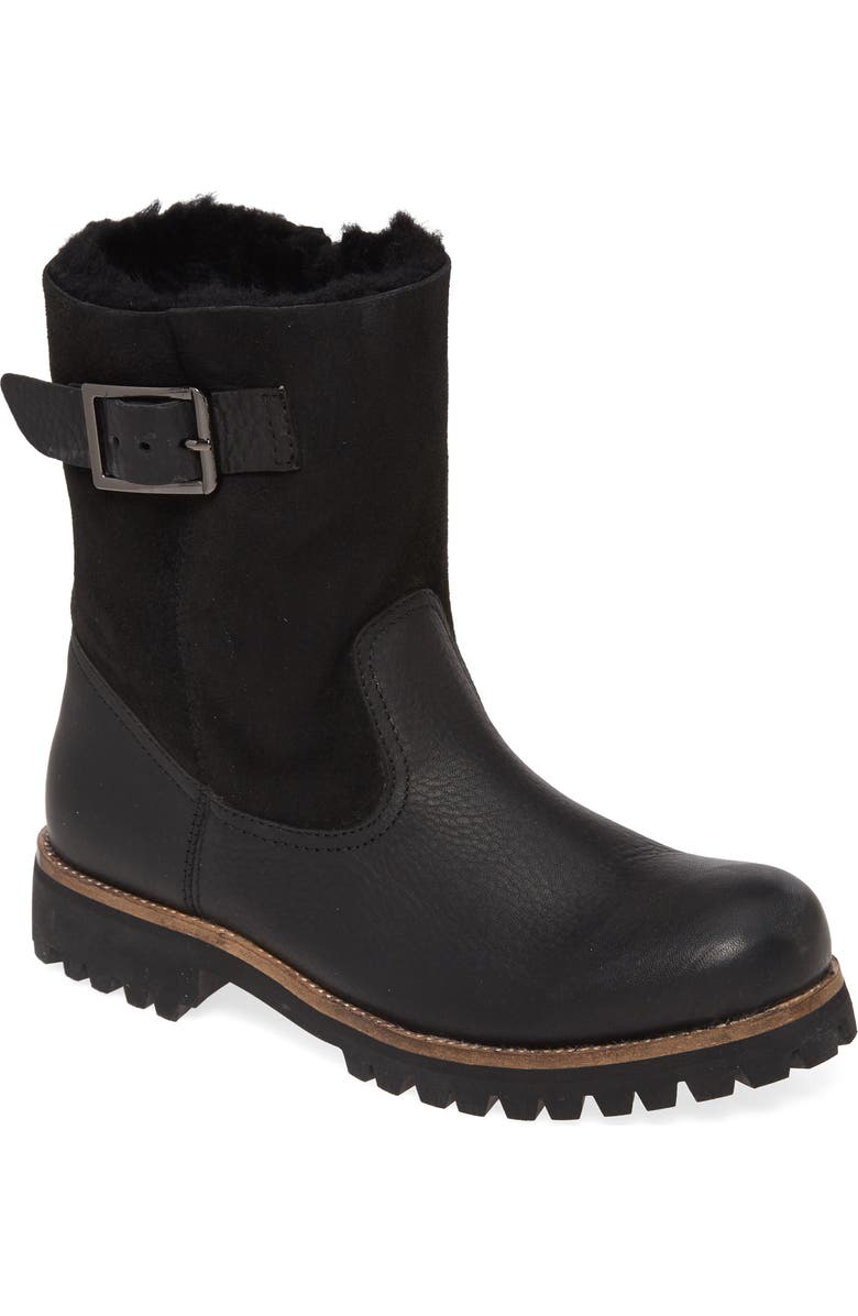 Blackstone OL05 Moto Boot with Genuine Shearling Lining, Main, color,