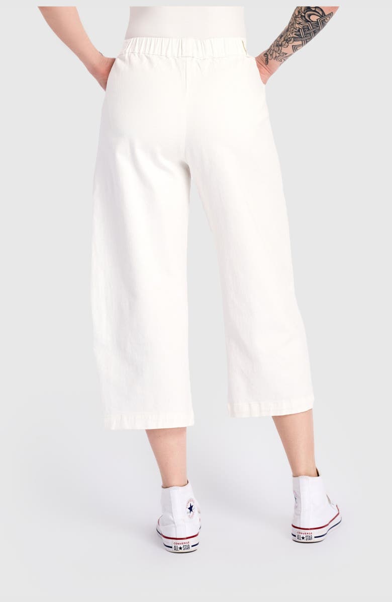 Alembika Twill Palma Capri Pants, Alternate, color, White
