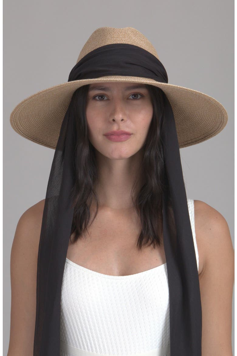Cassidy Packable Straw Hat, Alternate, color, SAND
