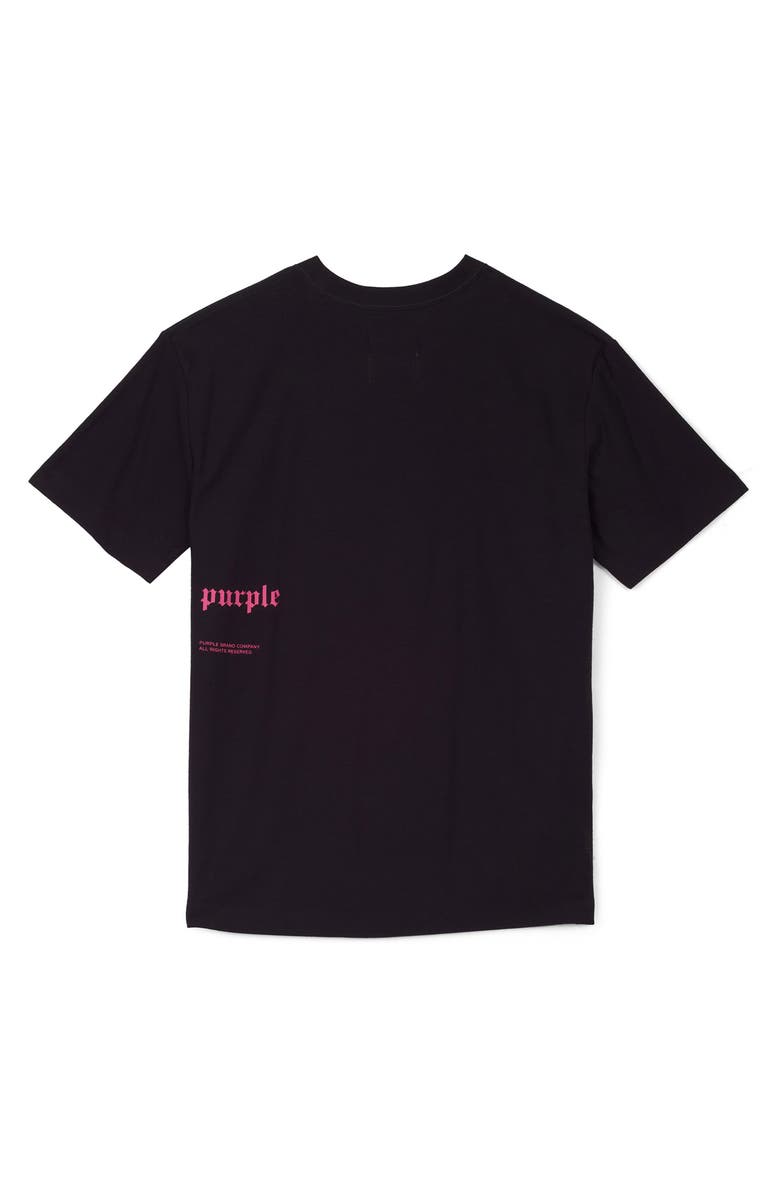 PURPLE BRAND PURPLE Zoom Logo Graphic Tee, Alternate, color, 