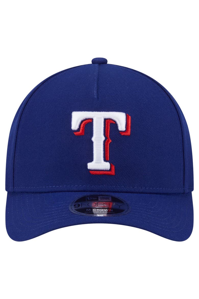 Men's New Era  Royal Texas Rangers 9FORTY M-Crown Adjustable Hat, Alternate, color, Royal