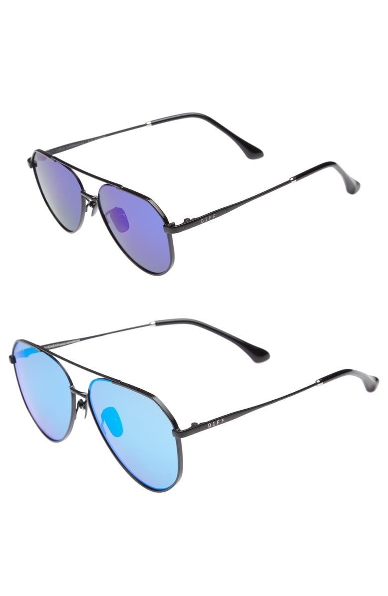 DIFF Mommy & Me Dash 2-Pack Aviator Sunglasses, Alternate, color,