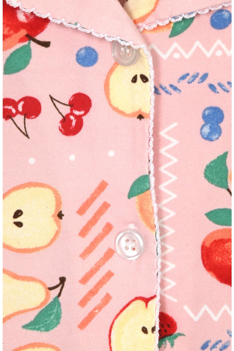 Kids' Two-Piece Short Pajamas & Headband Set, Alternate, color, PINK