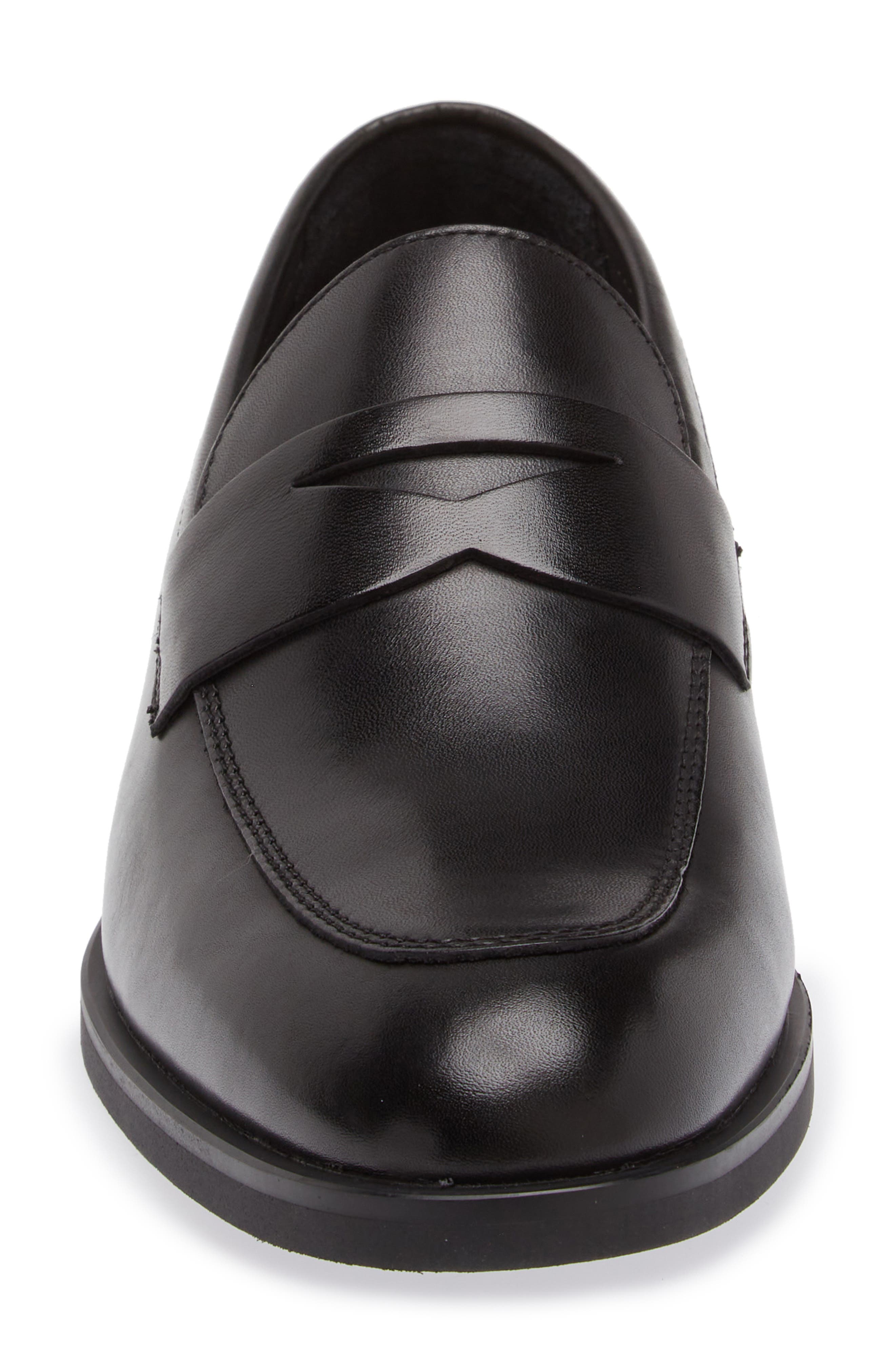 Nordstrom Edward Penny Loafer, Alternate, color, Black