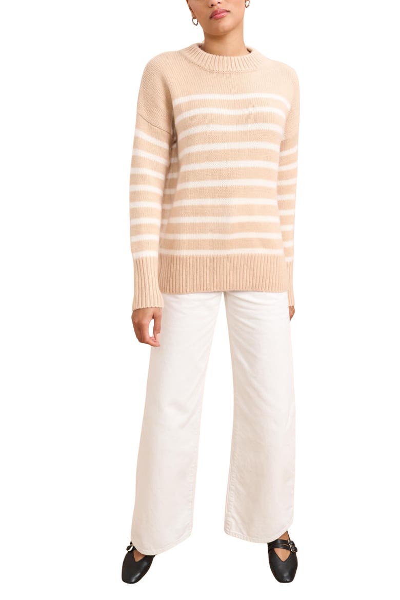 Marin Sweater, Main, color, Camel/Cream