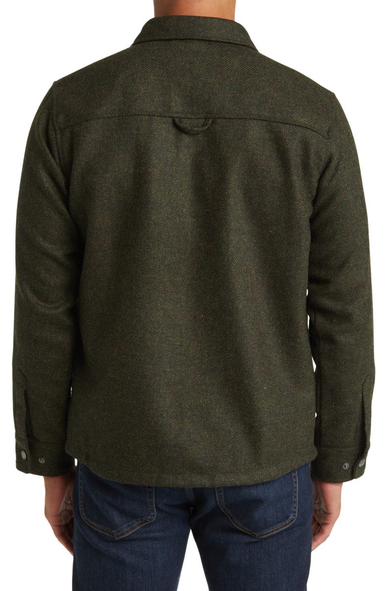 Peter Millar Yorkshire Wool Snap-Up Shirt Jacket, Alternate, color, 