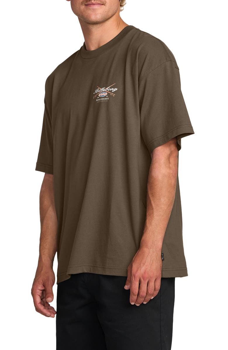 Billabong Crossboards Graphic T-Shirt, Alternate, color, Brown