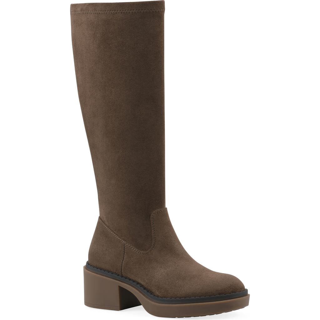 White Mountain Footwear Marcella Knee High Boot In Brown