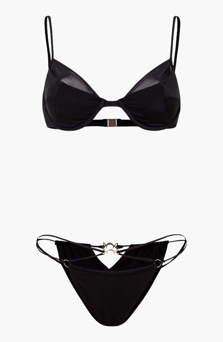 Luna B IRIS BIKINI, Alternate, color, Black