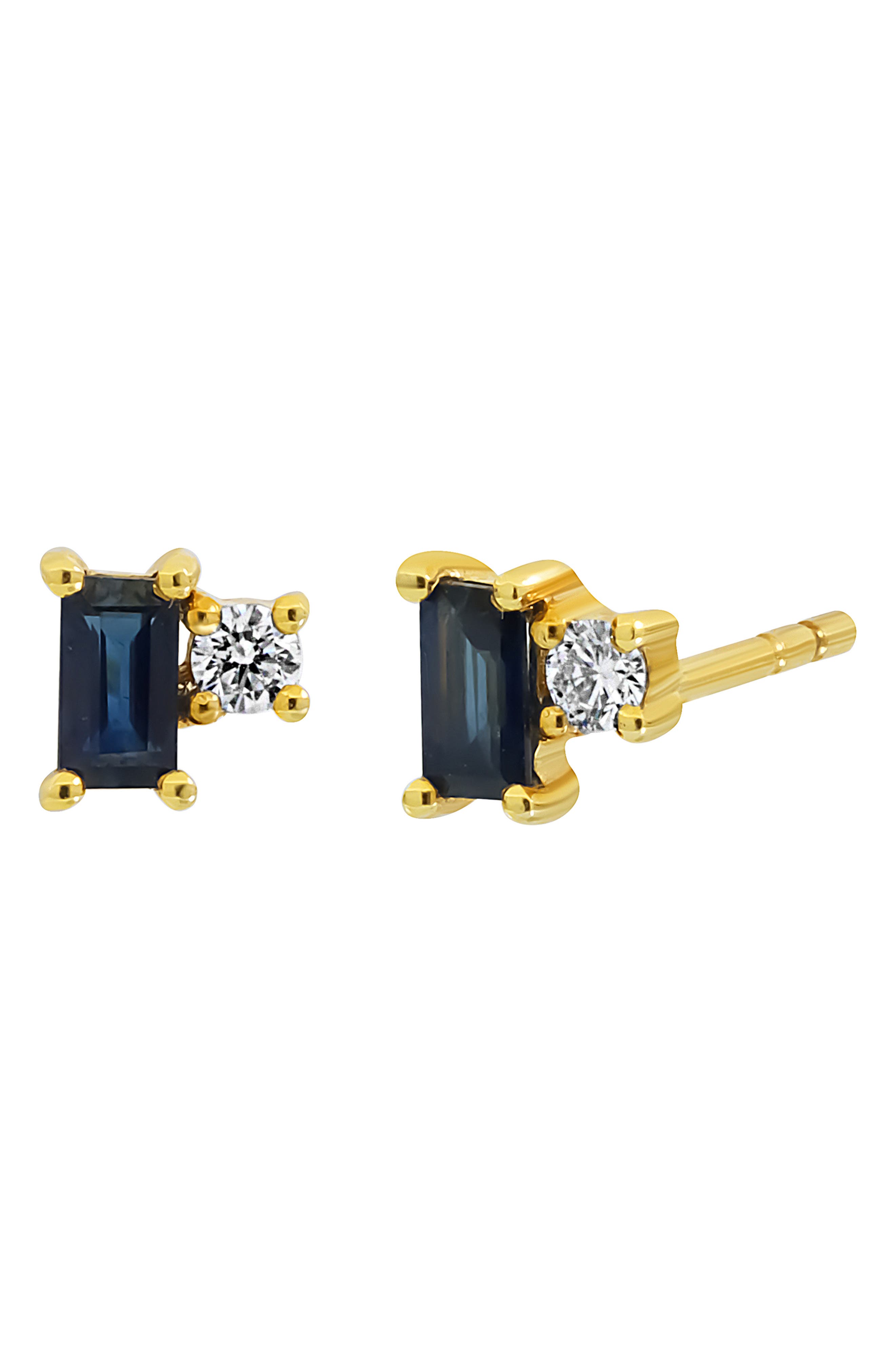 Bony Levy El Mar Baguette Diamond Stud Earrings - 0.07ct.