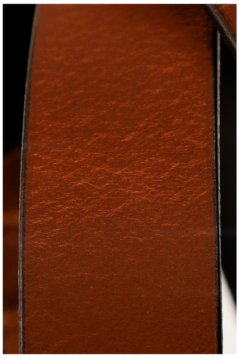 Leather Belt, Alternate, color, BROWN