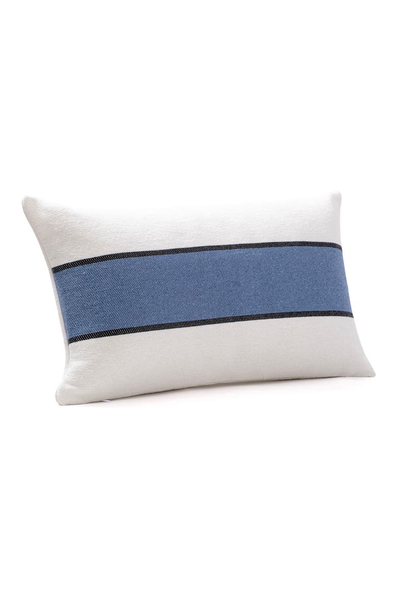 Stripe Decorative Throw Pillow, Alternate, color, BLUE