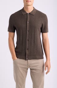 Nordstrom Cotton & Cashmere Short Sleeve Cardigan