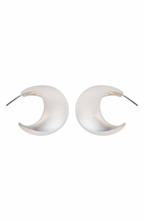 Panacea Tapered Hoop Earrings