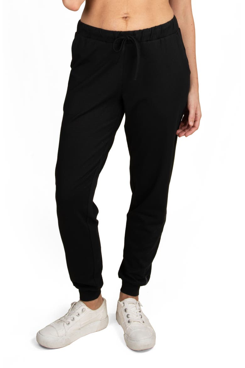 Maternity Lounge Joggers, Main, color, BLACK