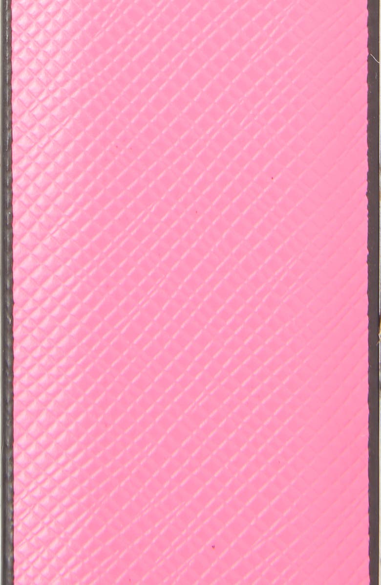 Kate Spade New York textured leather belt, Alternate, color, Pizzaz Pink