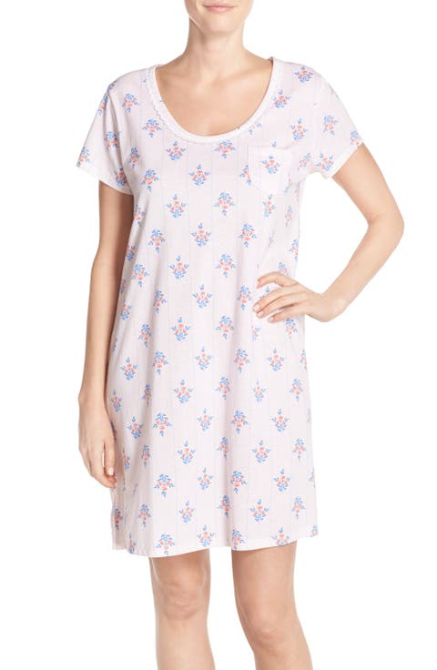 Print Cotton Sleep Shirt