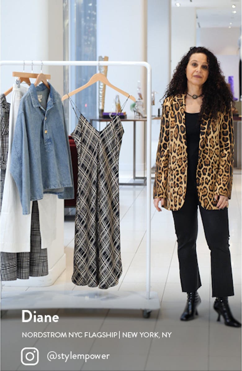 Print Silk Cami Dress, sales video thumbnail