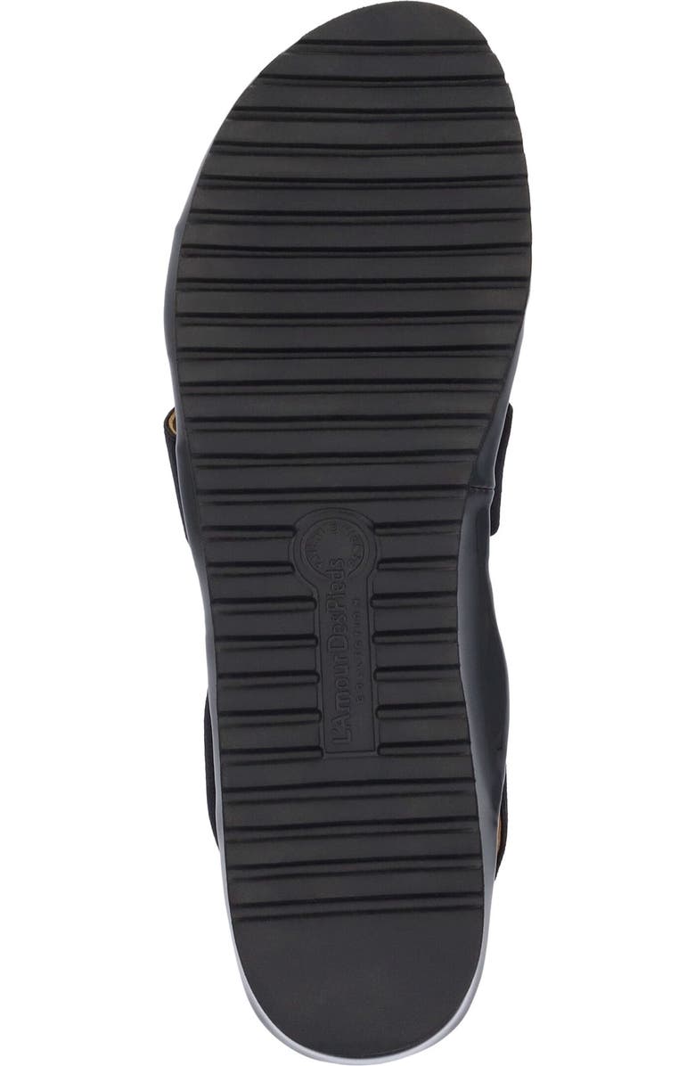 L'Amour des Pieds Avaleena Ankle Strap Sandal, Alternate, color, Black